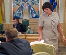 Viktor Yanukovich and Irina Akimova
