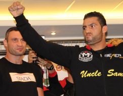 Vitaliy Klichko and Manuel Charr