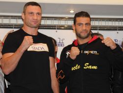 Vitaliy Klichko and Manuel Charr