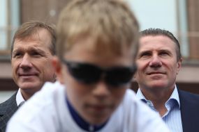 Sergey Bubka and Ravil Safiullin