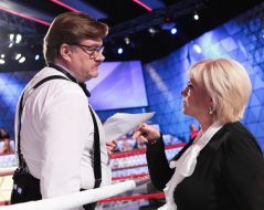 Arseniy Yatsenyuk, Alexandra  Kuzhel and Yevgeniy Kiselyov