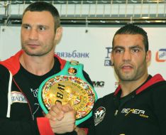 Vitaliy Klichko and Manuel Charr