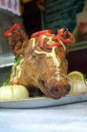 Fried pigling