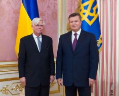 Viktor Yanukovіch and Christoph Weil