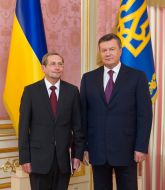 Viktor Yanukovіch and Sulev Kannikе