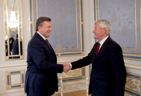 Viktor Yanukovіch and Thorbjørn Jagland