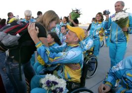 Relatives of champions and winners of Paralympics 2012