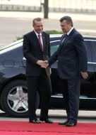 Viktor Yanukovich and Recep Tayyip Erdogan