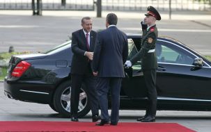 Viktor Yanukovich and Recep Tayyip Erdogan