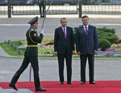 Viktor Yanukovich and Recep Tayyip Erdogan