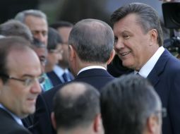 Viktor Yanukovich and Recep Tayyip Erdogan