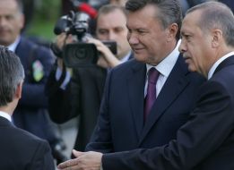 Viktor Yanukovich and Recep Tayyip Erdogan