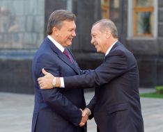 Viktor Yanukovich and Recep Tayyip Erdogan