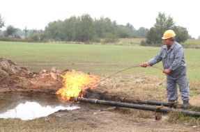 The symbolic lighting of the fire