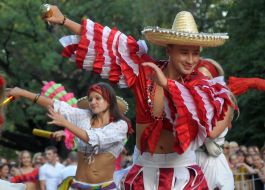 Участники фестиваля сальсы