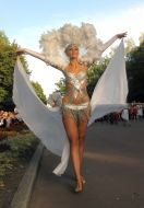 Участница фестиваля сальсы