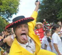 Участник фестиваля сальсы