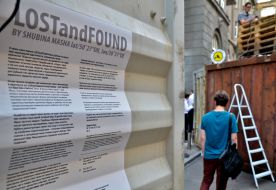 Poster with information about the exhibition