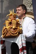 Participant of «the Holiday of bread» festival 