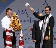 Participants of «the Holiday of bread» festival
