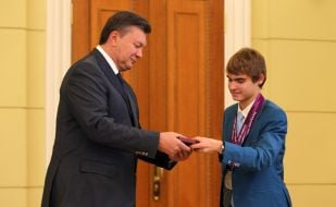 Viktor Yanukovich and Yevgenij Bogodajko