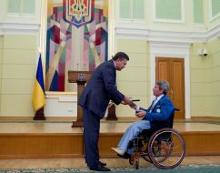 Viktor Yanukovich and Valerij Sushkevich