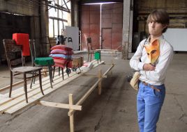 Preparation to the Gogolfest festival