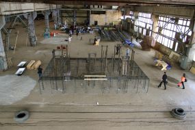 Preparation to the Gogolfest festival