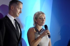 Boris Lozhkin and Viktoriya Tigipko