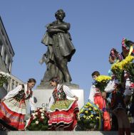 The opening of the monument to Julius Slowacki