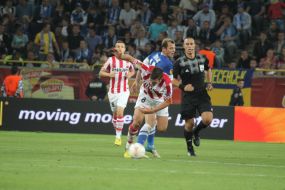 Playing moment of match