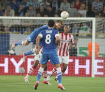 Игровой момент матча