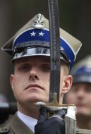 Soldier of company of the honoured guard of Army Polish