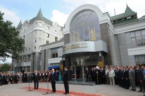 vasiliy Tatsiy, Nikolay Azarov and Aleksandr Udovichenko