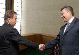 Viktor Yanukovіch and Sauli Niinisto
