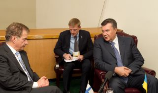 Viktor Yanukovіch and Sauli Niinisto