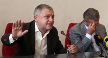 Oleg Blokhin and Igor Surkis