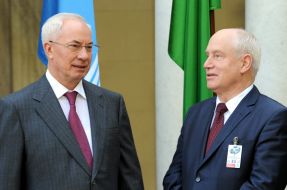 Nikolay Azarov and Sergey Lebedev