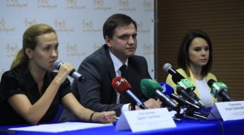 Daria Kasyanova, Yuriy Pavlenko and Lilia Podkopaeva