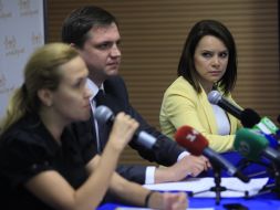 Daria Kasyanova, Yuriy Pavlenko and Lilia Podkopaeva