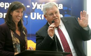 Paige Alexander and John Tefft