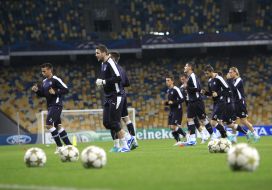 Players of FС "Dinamo" (Zagreb, Croatia)