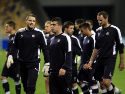 Players of FС "Dinamo" (Zagreb, Croatia)