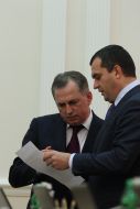 Vitaliy Zakharchenko and Boris Kolesnikov