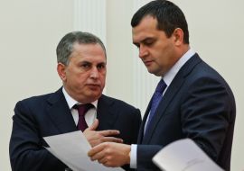 Vitaliy Zakharchenko and Boris Kolesnikov