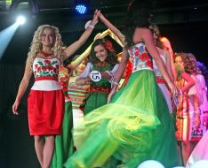 Participants of competition of beauty, resourcefulness and talent «StudMiss Ukraine»