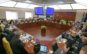 Participants of soccer press club