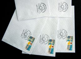 Конверты с почтовым штемпелем