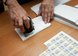 Погашение почтовых конвертов