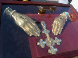 The relics of saints